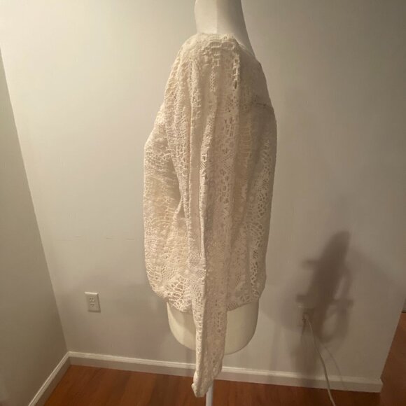 American Eagle Women's Lace Pullover Top Size XS - Picture 4 of 9
